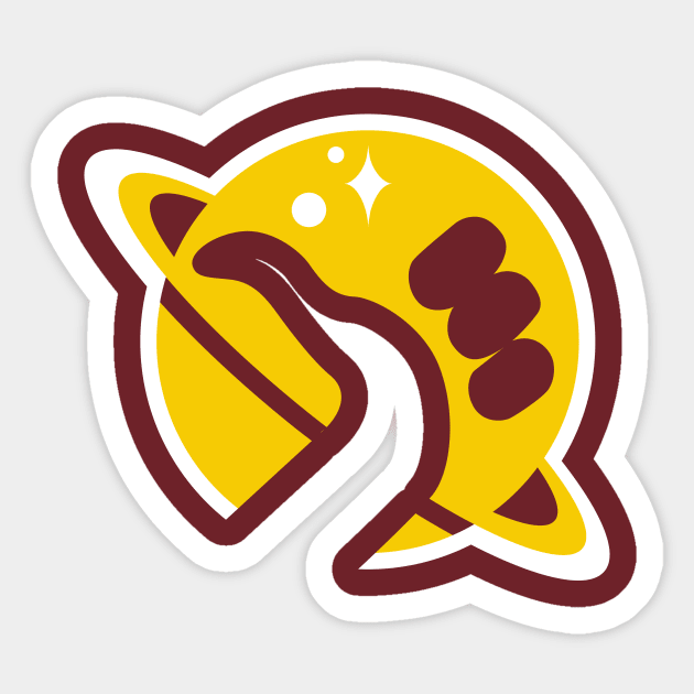 Hitchhiker Sticker by MindsparkCreative